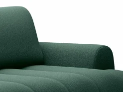 Sofá 4 plazas convertible en tejido verde abeto FRIDORA^Vente-unique Discount