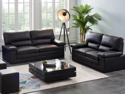 Sofá 2 plazas de piel de bufalo en color MIMAS^LINEA SOFA Outlet