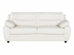 Vente-unique Todos Los Sofás|Sofá - 3 Plazas|Sofá 3 plazas de piel sintética en color MANOA