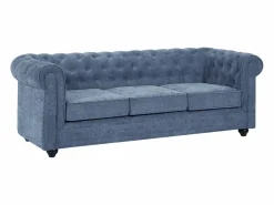 Sofá 3 plazas en tejido color CHESTERFIELD^Vente-unique Outlet