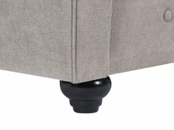 Vente-unique Sofá 2 plazas en tela color CHESTERFIELD Gris Clearance