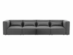 Sofá 4 plazas modular seccional moderno de tela Solv^Modus Sofa Clearance