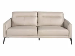 Sofá 3 plazas piel gris taupe 6138^Angel Cerda New
