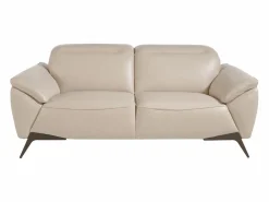 Angel Cerda Sofá De Piel|Sofá 2 plazas piel gris taupe 6131