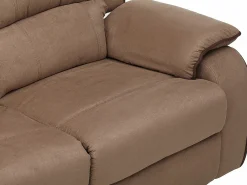 Sofá 2 plazas relax de microfibra color HERNANI^Vente-unique Hot