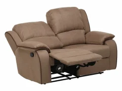 Sofá 2 plazas relax de microfibra color HERNANI^Vente-unique Hot