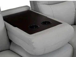 Vente-unique Sofá Relax|Sofá 3 plazas relax de piel EVASION - Barato