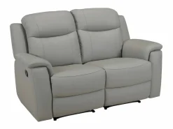 Vente-unique Sofá Relax|Sofá 2 plazas relax de piel EVASION - Barato