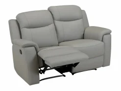 Vente-unique Sofá Relax|Sofá 2 plazas relax de piel EVASION - Barato