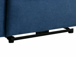 Vente-unique Sofá 2 plazas relax eléctrico de tela BUROLO Azul Clearance