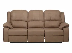 Vente-unique Sofá 3+2 plazas relax microfibra color HERNANI Topo Online