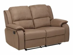 Vente-unique Sofá 3+2 plazas relax microfibra color HERNANI Topo Online