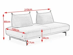 Kawola Sillón Escandinavo|Sofá - tela tejida - CANE