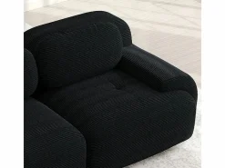 Sofá angular 4 plazas modular - de Pana - con 4 cojines y otomana - 388x178x75cm -^DripeX Outlet