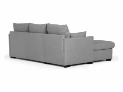Sofá Cama 3 Plazas - Chaise Longue Reversible Derecha/Izquierda con Almacenamiento Integrado (221 x 162 x 85 cm) - ORLANDO^ Discount