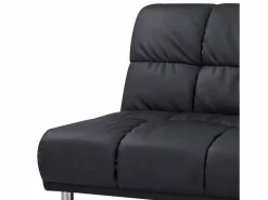 SENHO Sofá Vintage|Sofá cama clic-clac de 3 plazas estilo retro setentero con acabado en PU - MELLOW