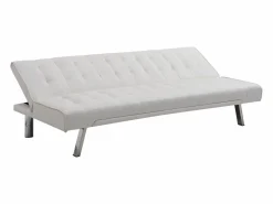 Vente-unique Sofás De Piel Sintética|Sofá cama clic-clac de piel sintética GUILLAUME