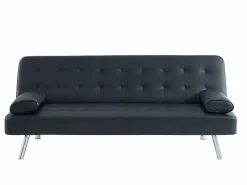 Vente-unique Todos Los Sofás|Sofá - 2 Plazas|Sofá cama clic-clac de piel sintética MICHELLE