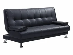 Vente-unique Todos Los Sofás|Sofá - 3 Plazas|Sofá cama clic-clac piel sintética color MAXIME