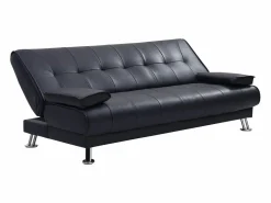 Vente-unique Todos Los Sofás|Sofá - 3 Plazas|Sofá cama clic-clac piel sintética color MAXIME