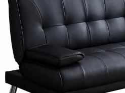 Vente-unique Todos Los Sofás|Sofá - 3 Plazas|Sofá cama clic-clac piel sintética color MAXIME