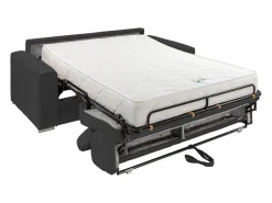 Sofá cama con apertura italiana de pana - Cama de 160 cm - Colchón de 22 cm - VIZIR^Vente-unique Discount