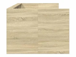 vidaxl Sofá cama con cajones sin colchón roble Sonoma 90x190 cm Color natural claro Best