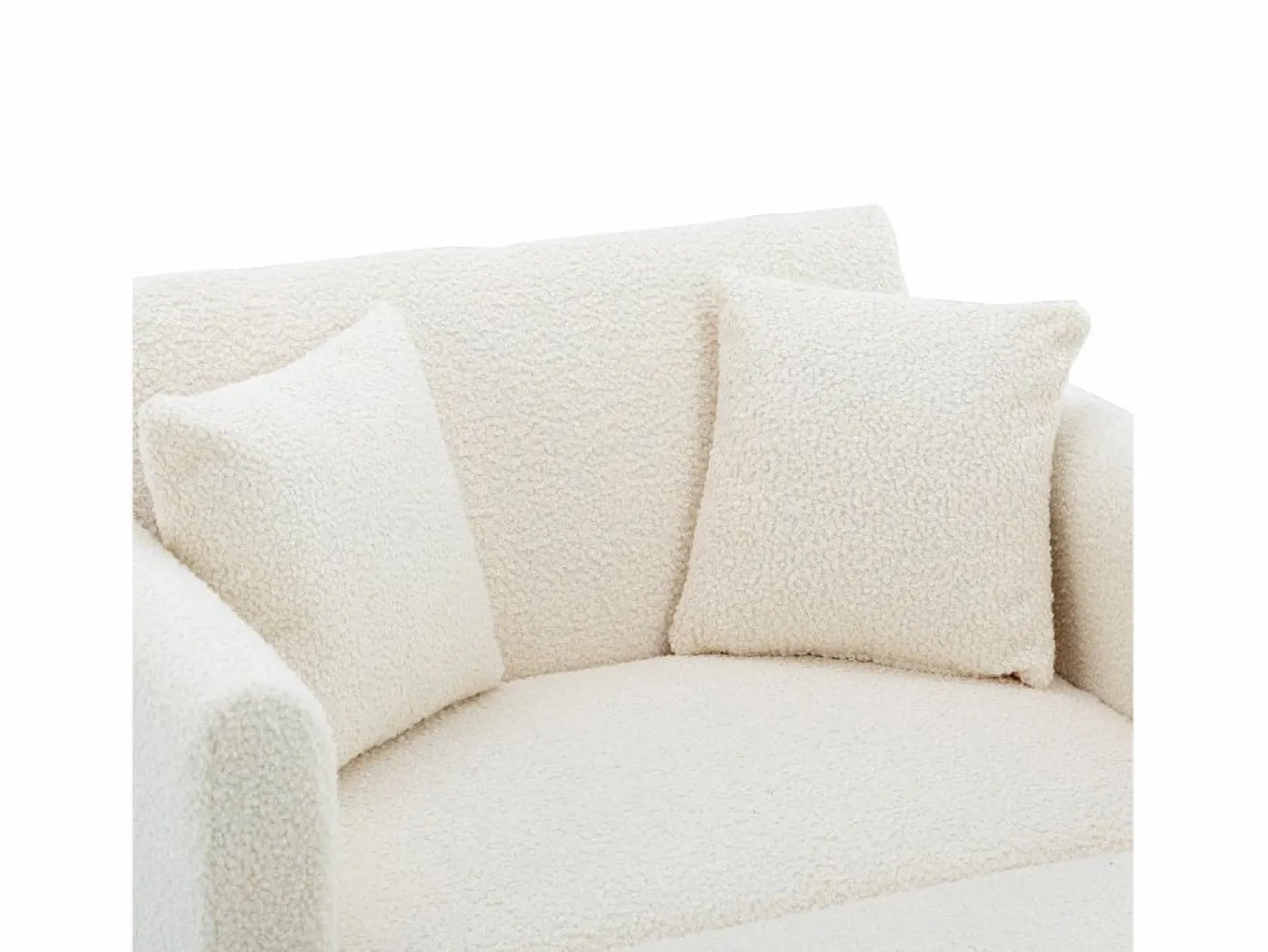 Diván Cama|Sofá cama convertible en osito - Patas de metal dorado - Función chaise longue