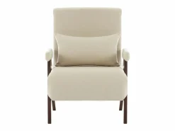 KOMHTOM Sofá cama convertible tres en uno, silla plegable tapizada, nogal Beige Outlet