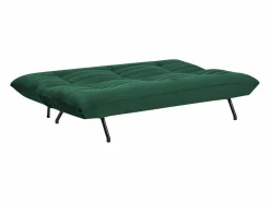 Sofá cama de 3 plazas ANATOLE de terciopelo -^Happy Garden Best