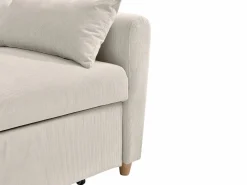 Sofá cama de 2 plazas cajón de pana AYLA^Vente-unique Discount