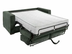 Vente-unique Sofá cama de 3 plazas con apertura italiana de pana beige LORETO Verde pino Online