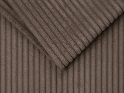 Vente-unique Sofá De Terciopelo|Sofá - 3 Plazas|Sofá cama de 3 plazas con apertura italiana de pana beige LORETO