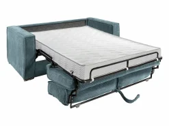Sofá cama de 4 plazas con apertura italiana de pana beige LORETO^Vente-unique Hot