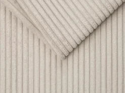 Vente-unique Sofá cama de 3 plazas con apertura italiana de pana LORETO Beige New