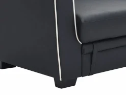 Vente-unique Sofá cama de 3 plazas convertible en cama NATY - Negro Sale