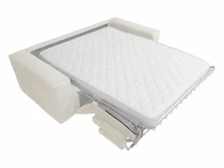 Vente-unique Sofá Cama|Sofá cama de 4 plazas de apertura rápida Tela bouclé colchón de 13 cm ISSORO
