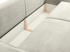 Sofá cama de 4 plazas de pana - AMELIA de Pascal Morabito^Vente-unique Discount