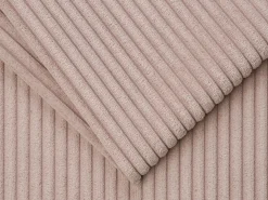 Vente-unique Sofá De Terciopelo|Sofá - 3 Plazas|Sofá cama de 3 plazas de pana en - 140 cm - Colchón de 18 cm LORETO