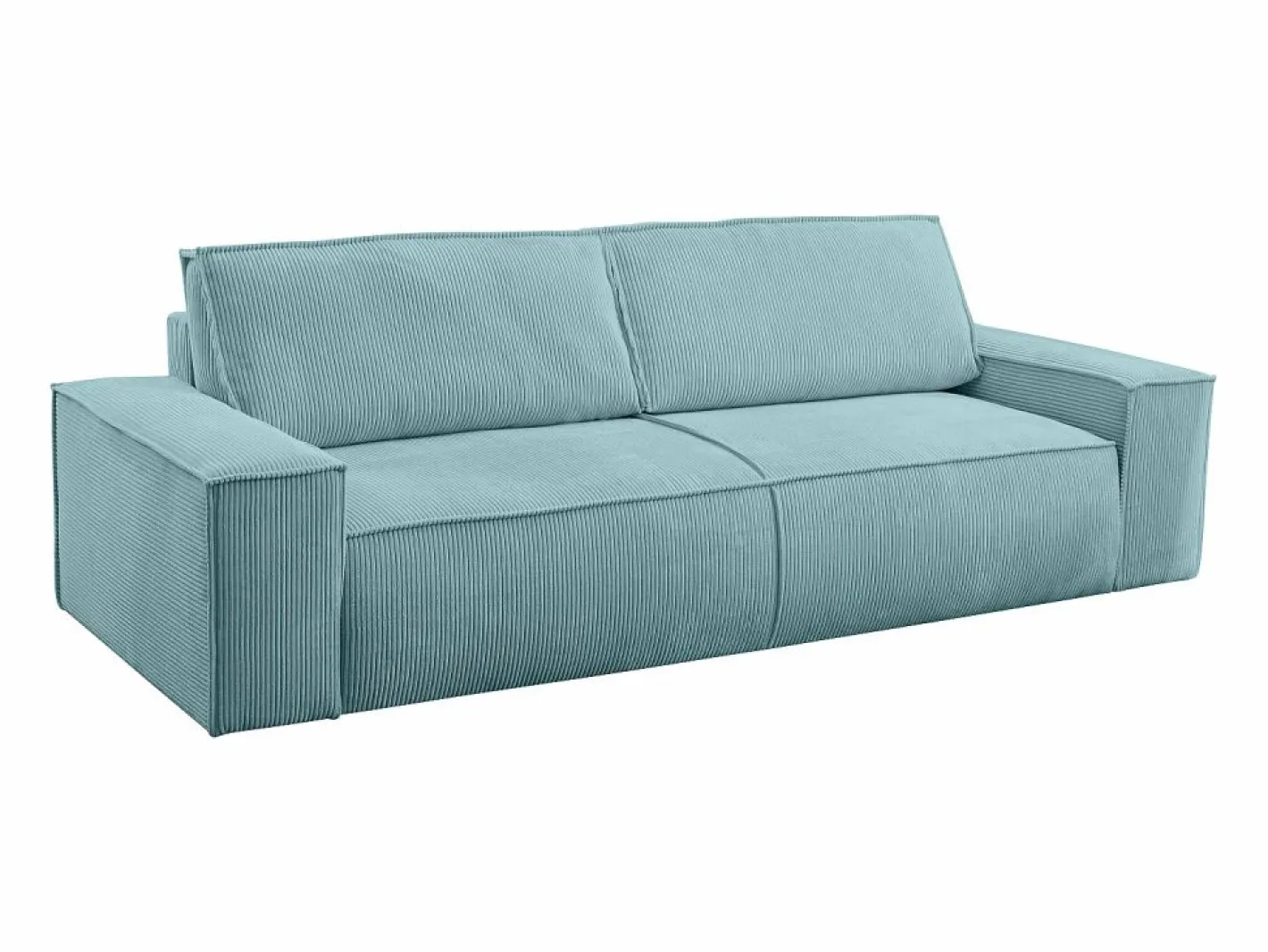 Sofá cama de 4 plazas de pana - AMELIA^Vente-unique Discount