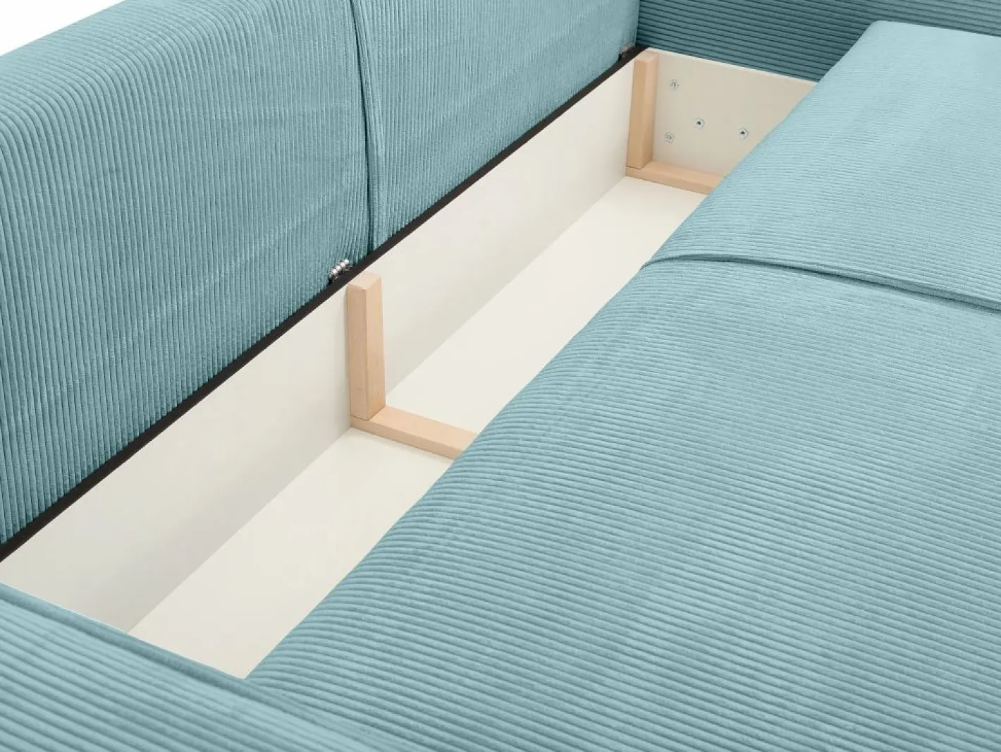Sofá cama de 4 plazas de pana - AMELIA^Vente-unique Discount