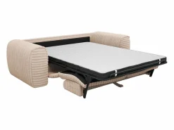 Sofá cama de 3 plazas de pana POGNIA^Vente-unique Best