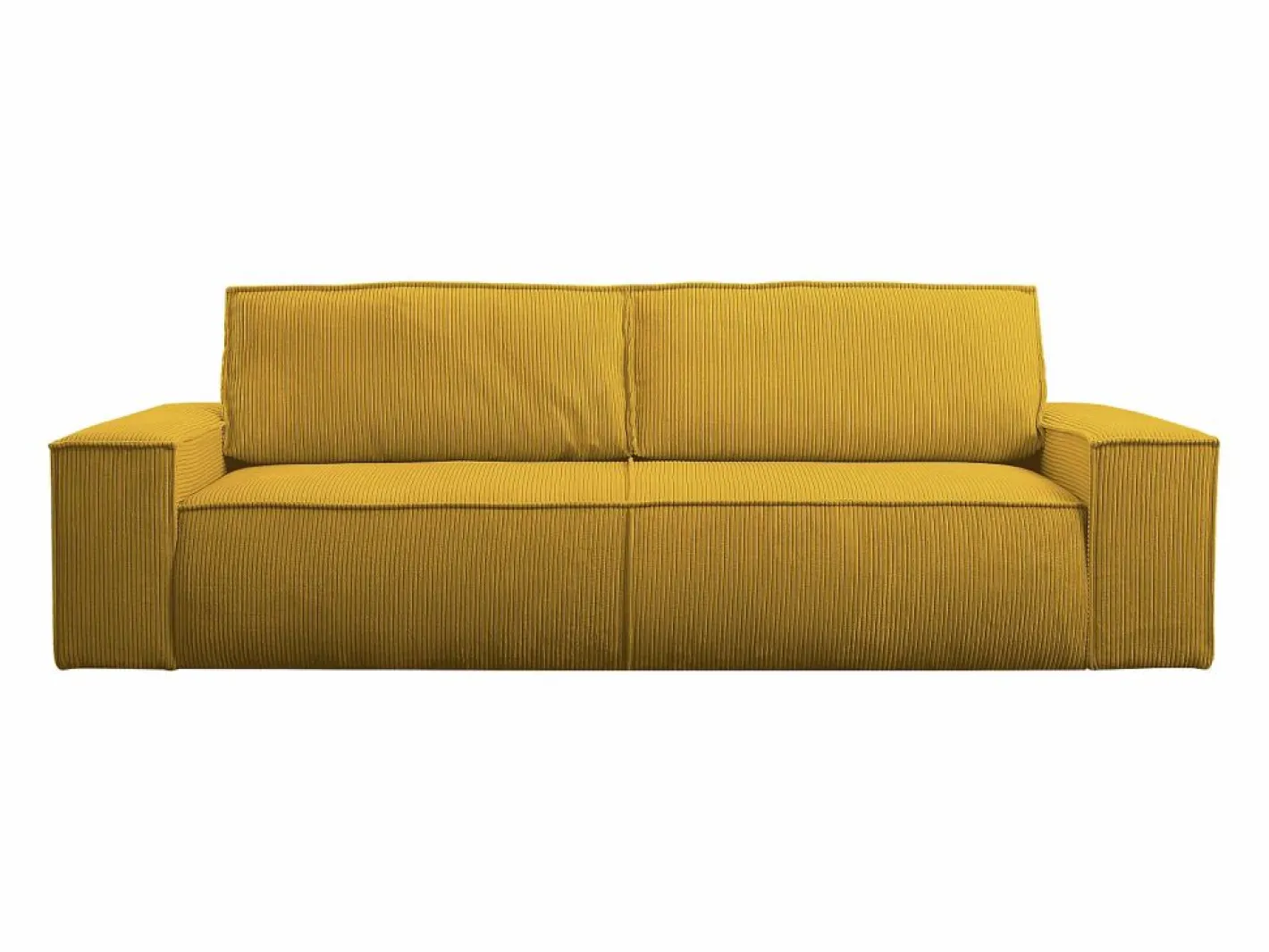 Sofá cama de 4 plazas de pana AMELIA^Vente-unique Sale
