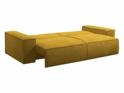 Sofá cama de 4 plazas de pana AMELIA^Vente-unique Sale