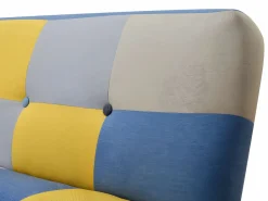 Vente-unique Sofá - 3 Plazas|Sofá De Tela|Sofá cama de 3 plazas de tela MARDAG