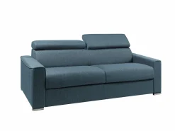 Sofá cama de 4 plazas de tela de apertura rápida Gris colchón - VIZIR^Vente-unique Outlet