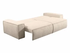 Vente-unique Sofás Y Sillones|Sofá cama de 3 plazas de tela bouclette - AMELIA de Pascal Morabito