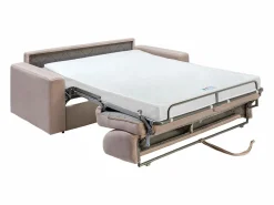Sofá cama de 3 plazas de tela tipo italiano estilo juvenil COGLIO^Vente-unique Online