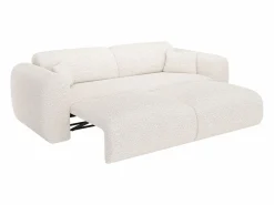 Sofá cama de 4 plazas en tela bouclé POGNI de^Maison Céphy