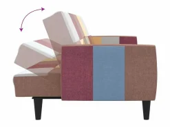 vidaxl Sofá Relax|Sofá cama de 2 plazas tela